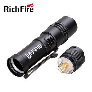 Программируемый трехрежимный сильный/флэш/Низкий светодиодный свет RichFire 350 люмен белый свет с зажимом - Product Image 5