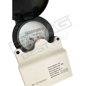 เครื่องวัดน้ำทองเหลือง DN15-DN50เกลียว NPT พร้อมโมดูลลลอร่า - Product Image 6