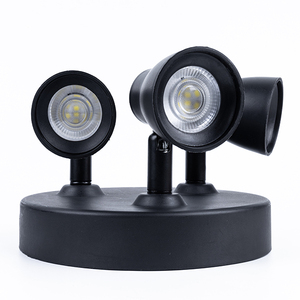 3w LED天井スポットライトフォロースポット調光可能表面取り付けダウンライトLEDスポットライト/LEDダブルスポットライト - Product Image 4