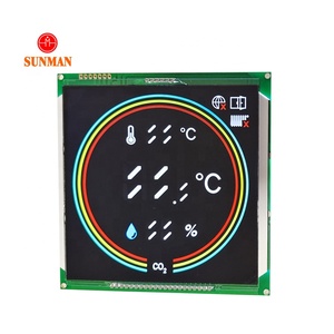 Pantalla LCD personalizada de 7 segmentos para medidor digital de temperatura y humedad, sensor NDIR, monitor de calidad del aire - Product Image 2