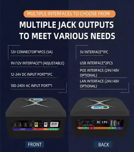 45W 60W 100W 120W truyền hình MẠCH KÍN cung cấp điện liên tục Mini up 5V 9V 12V 24V cho máy ảnh - Product Image 4