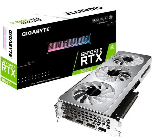 Игровая видеокарта 3060ti Geforce RTX 3060 ti 8 ГБ, игровая видеокарта без LHR RTX3060ti с официальной гарантией