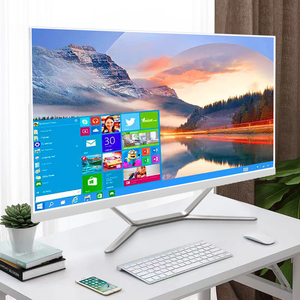 2025 Nuevo diseño Computadora de escritorio Core I5 I7 Pantalla táctil Computadoras PC todo en uno para oficina Blanco/Negro - Product Image 2
