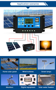 Контроллеры зарядного устройства SUYEEGO PWM от 10A до 60A, контроллер зарядного устройства на солнечной батарее, ЖК-дисплей - Product Image 6
