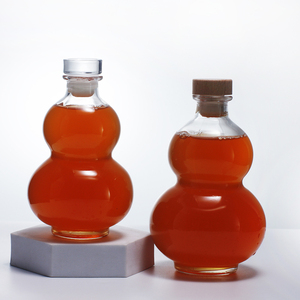 Kiểu dáng đẹp trái cây rượu vang pha chế sữa trà thủy tinh chai lạnh Brew với vít cap bền bầu uống cup màn hình in 375ml/500ml - Product Image 3