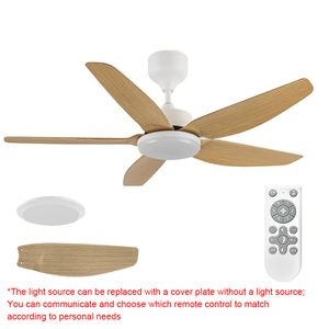 Nhà Máy ODM skd 42 "54" DC động cơ đồng 5 năm bảo hành năm ABS lưỡi điều khiển từ xa tuya ứng dụng điều khiển quạt trần với ánh sáng - Product Image 6