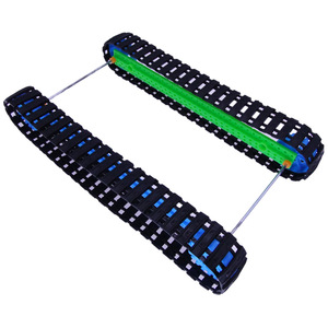 RC arabalar Off-road araç DIY Robot modeli için DIY kauçuk Tank parça - Product Image 2