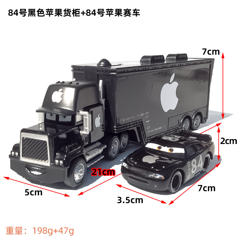 Camion Apple nero 84-Apple Racing nero