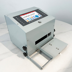 Impresora de inyección de tinta de escritorio de alta velocidad Máquina de codificación de tabla avanzada con cartucho de tinta para código de barras de Fecha - Product Image 6