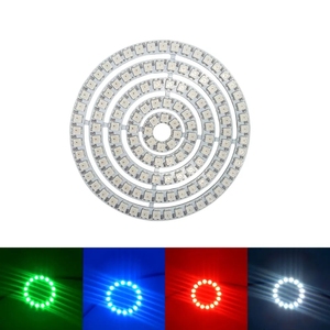 DC5V วงกลม LED 8 16 24 35 45สีแบบ WS2812B พร้อมวงจร WS2812วงแหวน RGB พิกเซลแบบแอดเดรส - Product Image 2