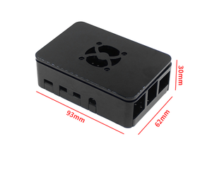 Suitable for <strong>Raspberry</strong> <strong>Pi</strong> 4 <strong>case</strong> generation black ABS shell <strong>Raspberry</strong> <strong>Pi</strong> 4b plastic protective <strong>case</strong> with fan - Product Image 6