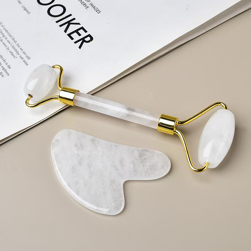 Ensemble de cristal blanc