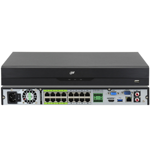 录像机摄像机4K NVR 16通道4k夜视DH 16CH 2Hdd 1U网络录像机 - Product Image 1