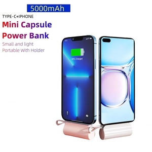 <strong>New</strong> Design Light Mini Small 5000mAh Emergency Charging Battery Pack Capsule Lipstick Portable Charger Power Bank 5000 - Product Image 4
