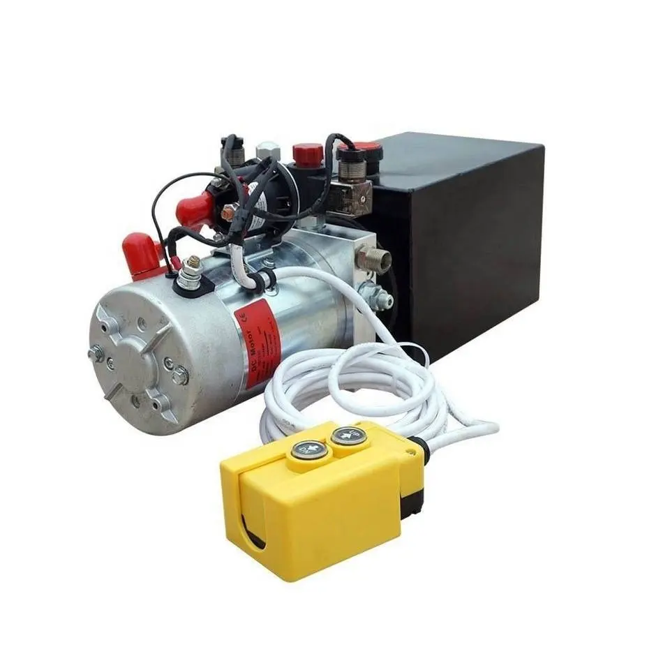 Paket daya hidrolik 24 Volt DC Unit daya hidrolik daya besar kualitas tinggi untuk tumpuk Semi elektrik