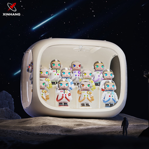 XinHang Display Cabinet Transparent Bubble Mart Hand-Run Doll Model Stackable <strong>Bins</strong> Block Blind Box Storage - Product Image 1