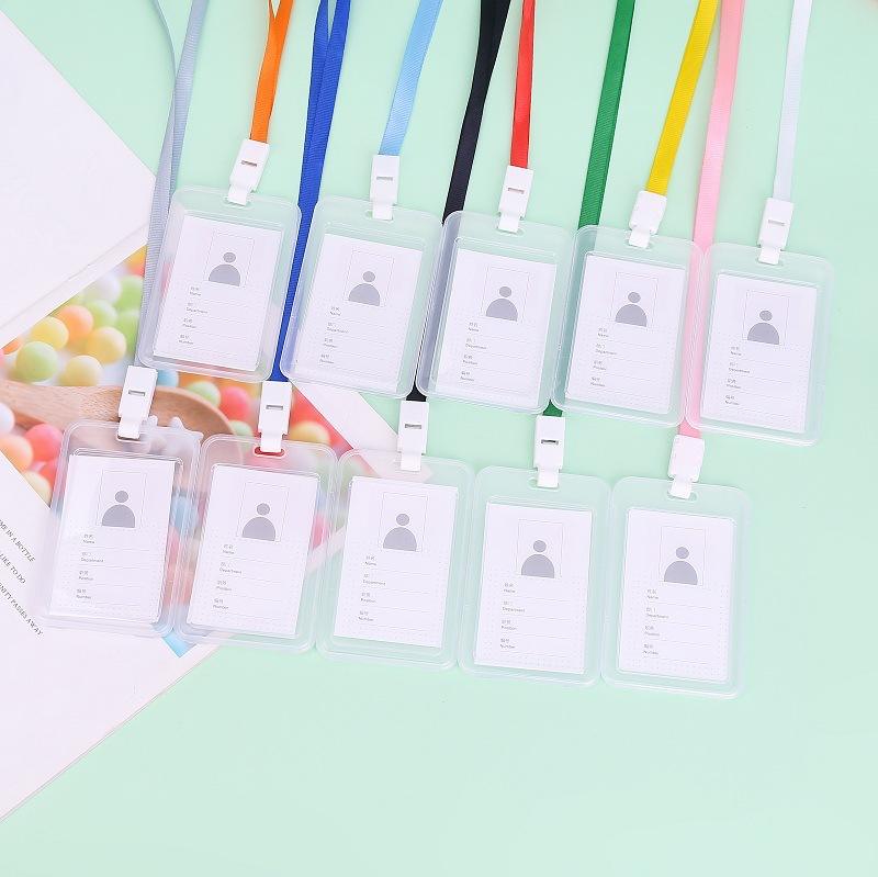 3 # carte d'identité transparente avec corde