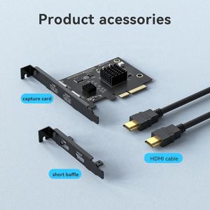 AHD فيديو ستريو صوتي داخلي ومعدات Pcie 4K 60Hz 4K60 HDMI صوت فيديو لـ PS4 Switch Xbox Game Live - Product Image 3