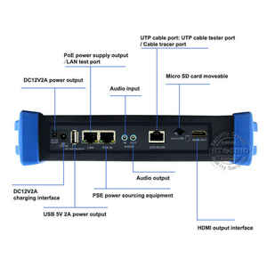 8600 סדרה <span class=keywords><strong>ipc</strong></span> טסטר בודק ctv בודק coaxial IP מצלמת מבחן