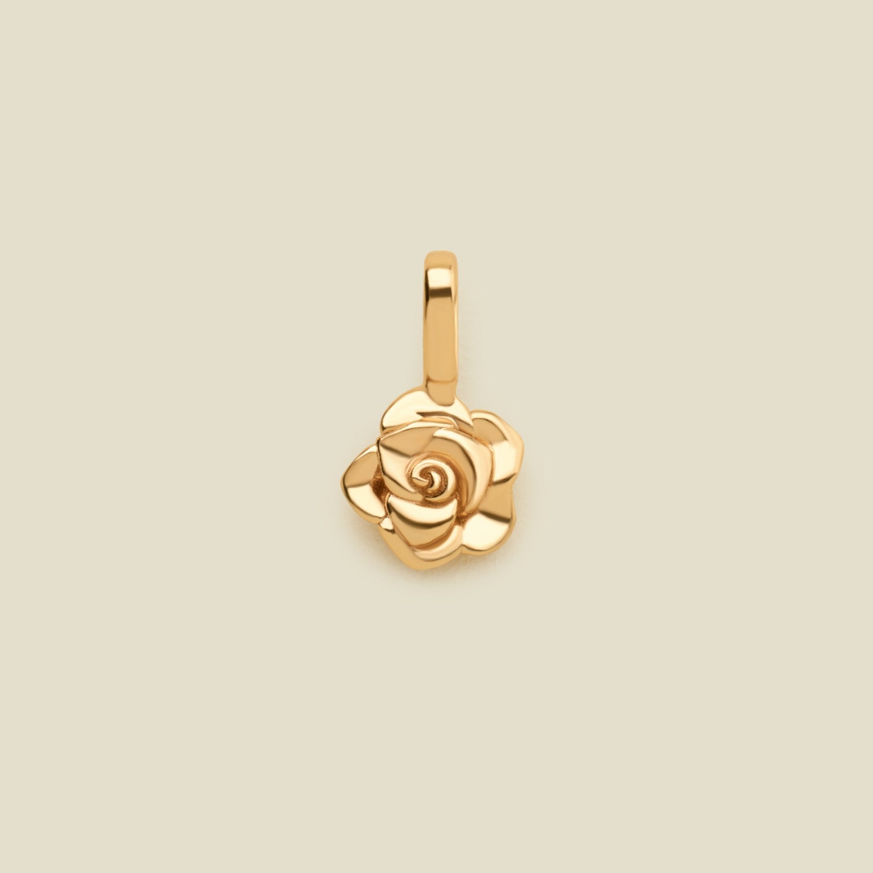 Pendentif fleur de juin en or