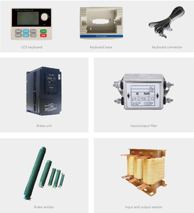Convertidor de frecuencia VFD con pantalla LED de 750KW con nivel de protección IP20 y voltaje de salida 0-480V