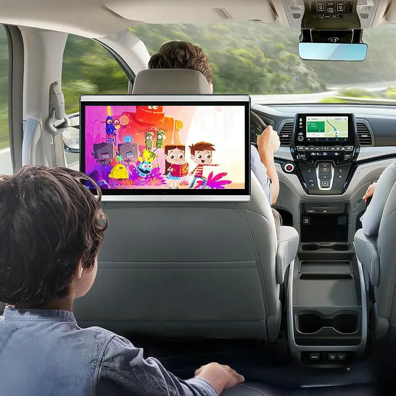 13 inç dokunmatik ekran araba kafalık Video oynatıcı taşınabilir Android araba Tv arka koltuk için baş dayama monitörü Tablet, evrensel