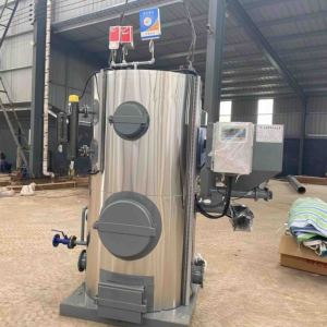 Isıtma ve şarap pişirme gıdaları için 700 kg dikey kömür yakıtlı biyokütle buhar jeneratörü At220v 60 Hz kazık kullanılır - Product Image 2