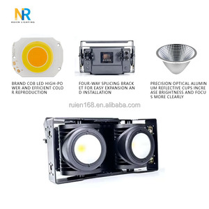 Yüksek güç Cob 2 göz yüzeyi ışık su geçirmez 2x100w flaş Spectator ışık Led çakarlı lamba - Product Image 3
