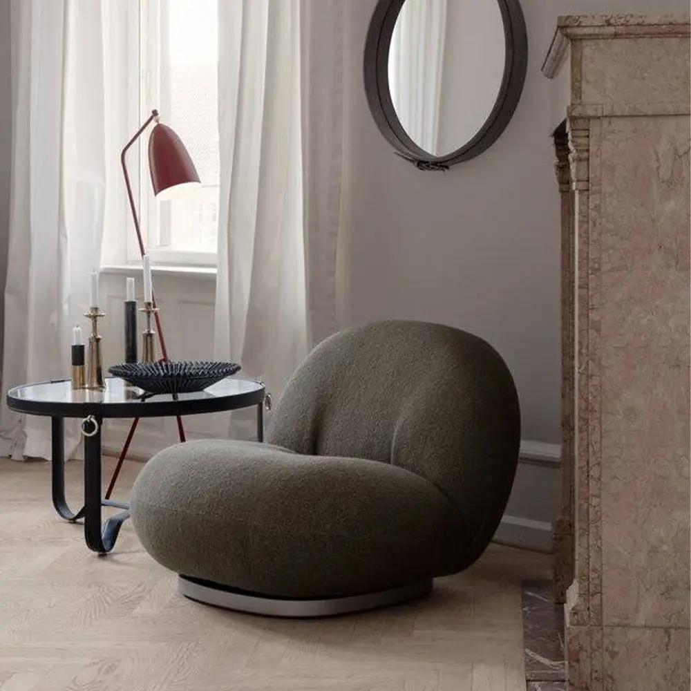उच्च गुणवत्ता के नए डिजाइन इतालवी फर्नीचर कमरे में रहने वाले के लिए सो लाउंज कुर्सी सफेद आराम कुर्सी