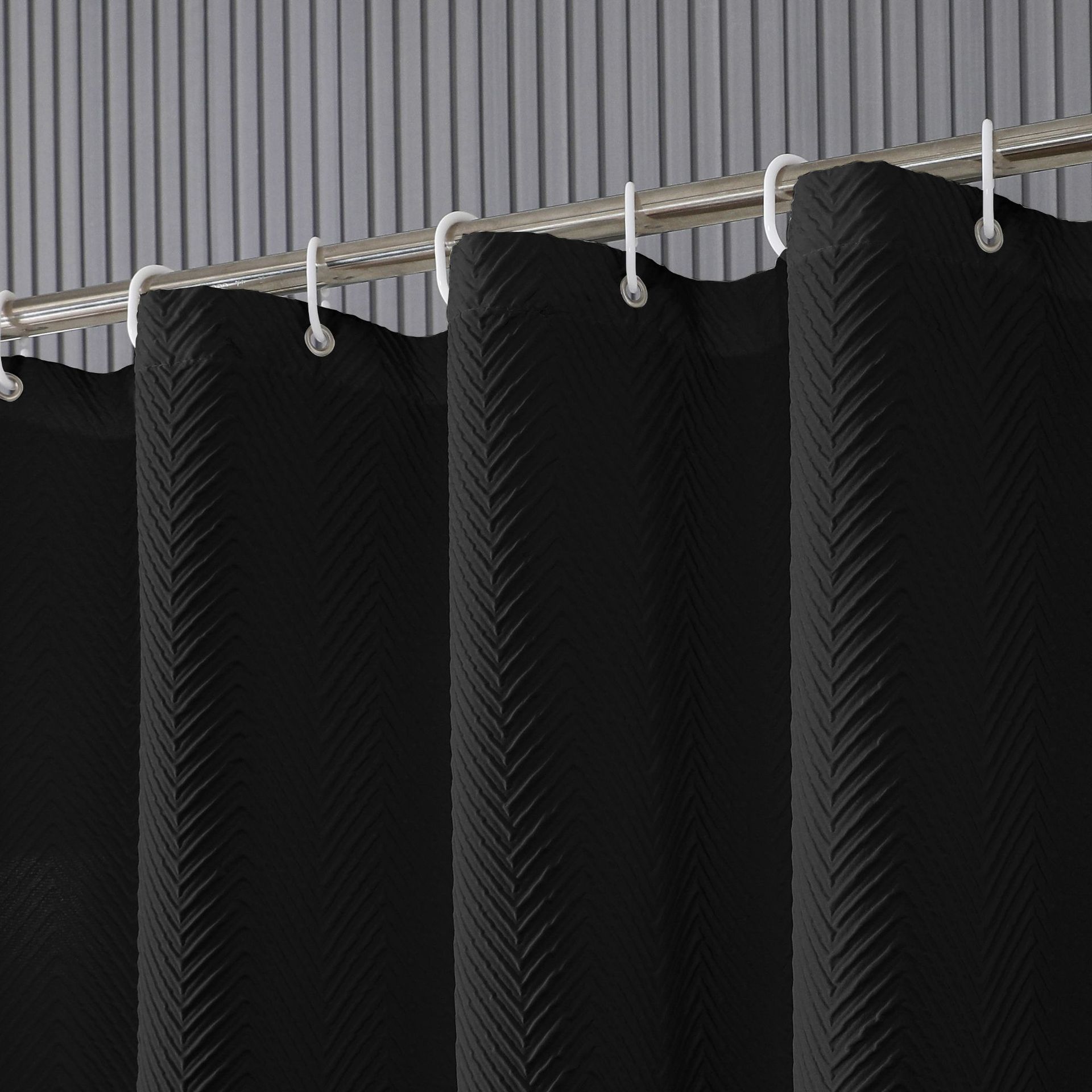 Motif à chevrons noir