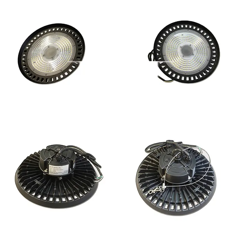 High Bay LED lights Industrial UFO LED High Bay lights lámpara 200W para Factory Warehouse Lighting