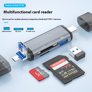 307 Multi <strong>Functional</strong> 3-in-1 USB <strong>Flash</strong> Drive/SD/TF <strong>Memory</strong> Card Reader Adapter 3-in-1 Type-c/Micro/USB 3.0 OTG Card Reader - Product Image 3
