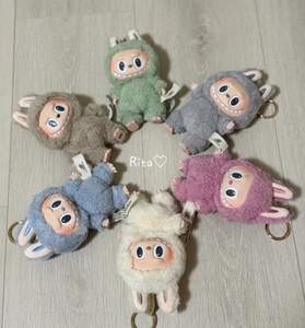 Original Authentic Popmart Labubu the Monsters Exciting Macaron Have a Seat Blind <strong>Box</strong> Figure <strong>Plush</strong> Doll Cute Toys Mystery Boxes - Product Image 3