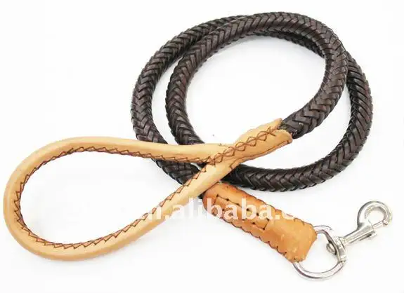 High Quality Thick Nylon Dog Leash Soft Leather Control Leash Reflective Mountain Climbing Rope For Small Medium Large Dogs
