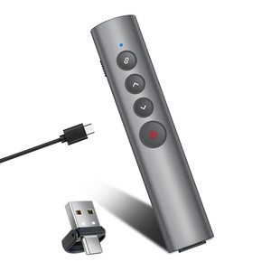 Senza fili puntatore laser rosso presentatore telecomando penna ricaricabile Mouse per iOS iMac macbook Windows PC portatile PowerPoint - Product Image 1