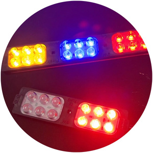 <strong>Led</strong> Module 12v High Brightness 650-720LM <strong>Led</strong> Red+blue Flash 155x26mm Car Side Light 12v 24v Burst Flashing <strong>Led</strong> Module Light - Product Image 5
