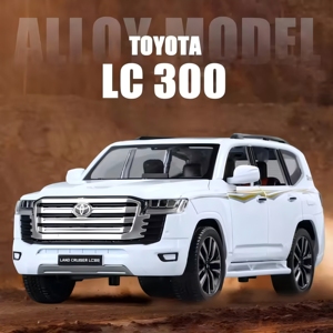 Hakiki yetki 1/24 70th Land Cruiser LC300 alaşım araba modeli ses ışık koleksiyonu ile çocuk oyuncak - Product Image 2
