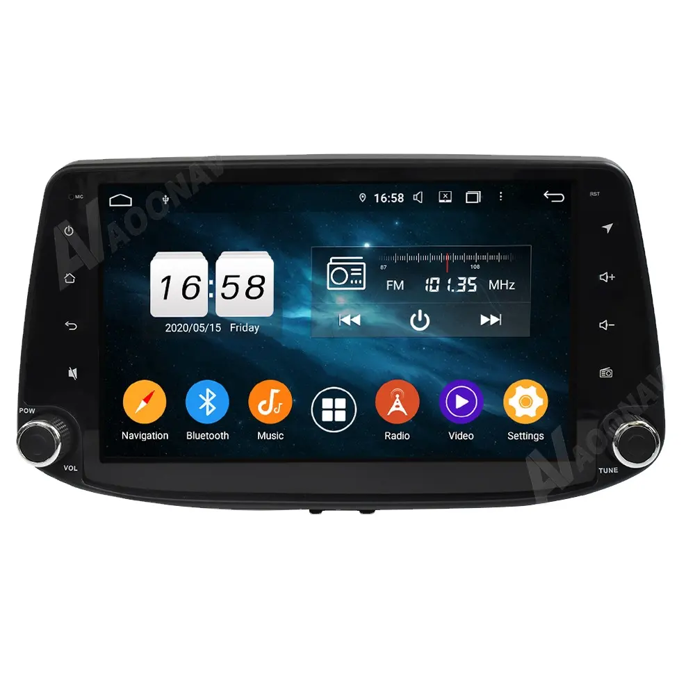 Xe 2 DIN Android Stereo Đài Phát Thanh DVD Máy Nghe Nhạc Âm Thanh Cho HYUNDAI I30 2017 Xe Autoaudio GPS Navigation Máy Nghe Nhạc Đơn Vị Đứng Đầu