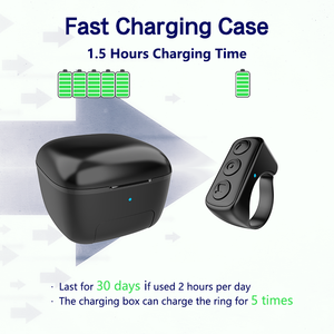 TikTok Smart Scroll Ring telecomando pagina Turner per Kindle White Camera telecomando Shutter registrazione Video Clicker codice fisso - Product Image 6