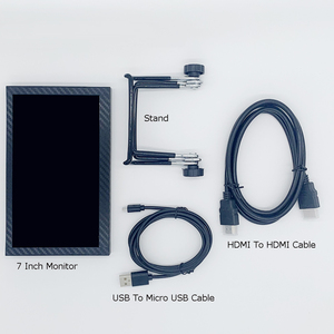 Günstige kleine 7 Zoll Raspberry Pi tragbare HD-MI IPS LCD-Bildschirm Monitor mit Auflösung 1024x600 - Product Image 6