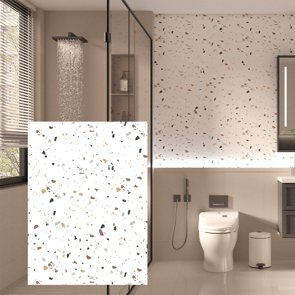 Motif de terrazzo coloré