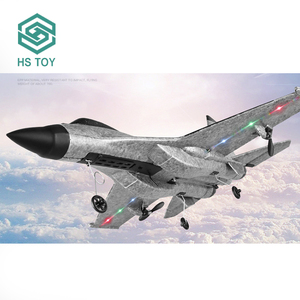 HS oyuncak 2.4G 3 kanal Avion RC Jet motoru EPP uçan Model köpük planör büyük RC uçaklar elektrikli uçak ile LED ışık - Product Image 3