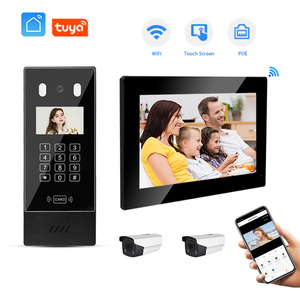 El mejor sistema <span class=keywords><strong>IP</strong></span> estable, de 7 pulgadas Monitor, cable, videoportero, sistema de intercomunicación compatible con cámara de visión nocturna IR para seguridad del hogar - Product Image 1