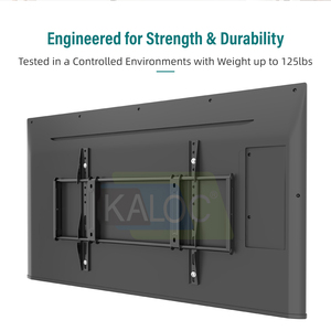 Factory KALOC EC75 Fixed <strong>Tv</strong> Wall <strong>Mount</strong> 32-80/125lbs Bracket Simple <strong>Installation</strong> Wall-mounted Fixed <strong>Tv</strong> <strong>Mount</strong> Bracket for Screen - Product Image 4