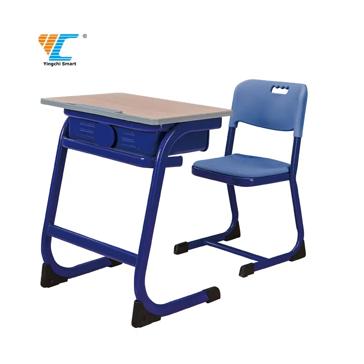 כפול שימוש בית ספר ריהוט שולחן תלמיד וכיסא עם גלגלים, בית ספר כיסאות ושולחנות סט