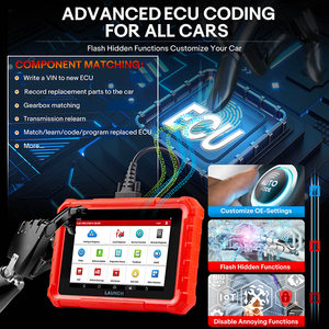Lanciare X431 strumento diagnostico elettrico OBD2 PRO STAR codice di programmazione Super ECU per più di 98% modelli di auto 1 anno di garanzia