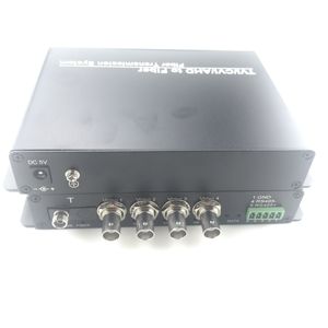 Convert <strong>ip</strong> <strong>camera</strong> to AHD/CVI/TVI 4 channel <strong>BNC</strong> video +1channel rs485 data single fiber optic media converter - Product Image 4