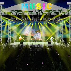 プロフェッショナルラインアレイサウンド機器LEDスクリーンシェーキングヘッドライト機器統合プロジェクト - Product Image 2