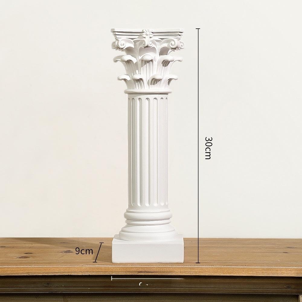Colonna romana corinzia bianca