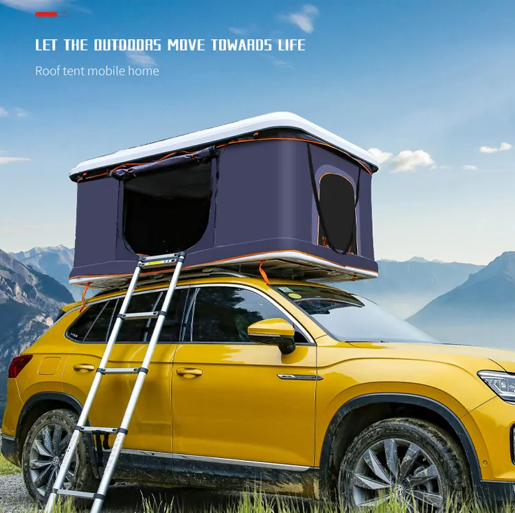 3-4 persone tetto tetto tetto rigido tenda piccolo Camper auto tende cinese Oxford ABS plastica buona per campeggio vendita